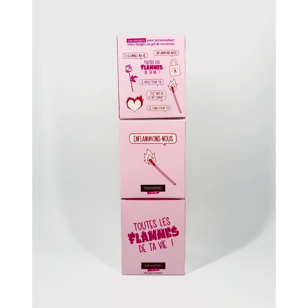 Bougie parfumée rose ancienne @tendreroméo pour Ambiance & Styles - Visuel 3